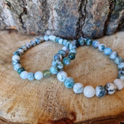 Bracelet Agate Arbre AB 6mm