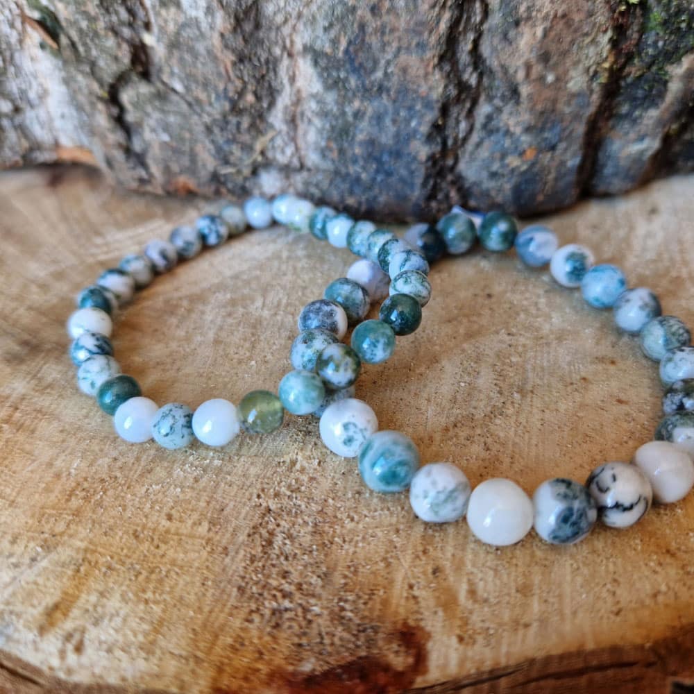 Bracelet Agate Arbre AB 6mm
