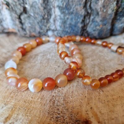 Bracelet Cornaline 6mm