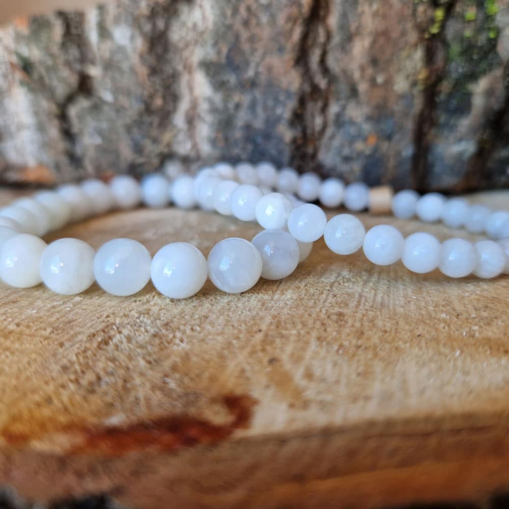 Bracelet Pierre de Lune 6mm