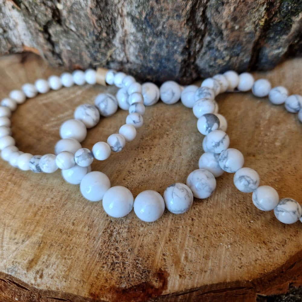 Bracelet howlite 6mm