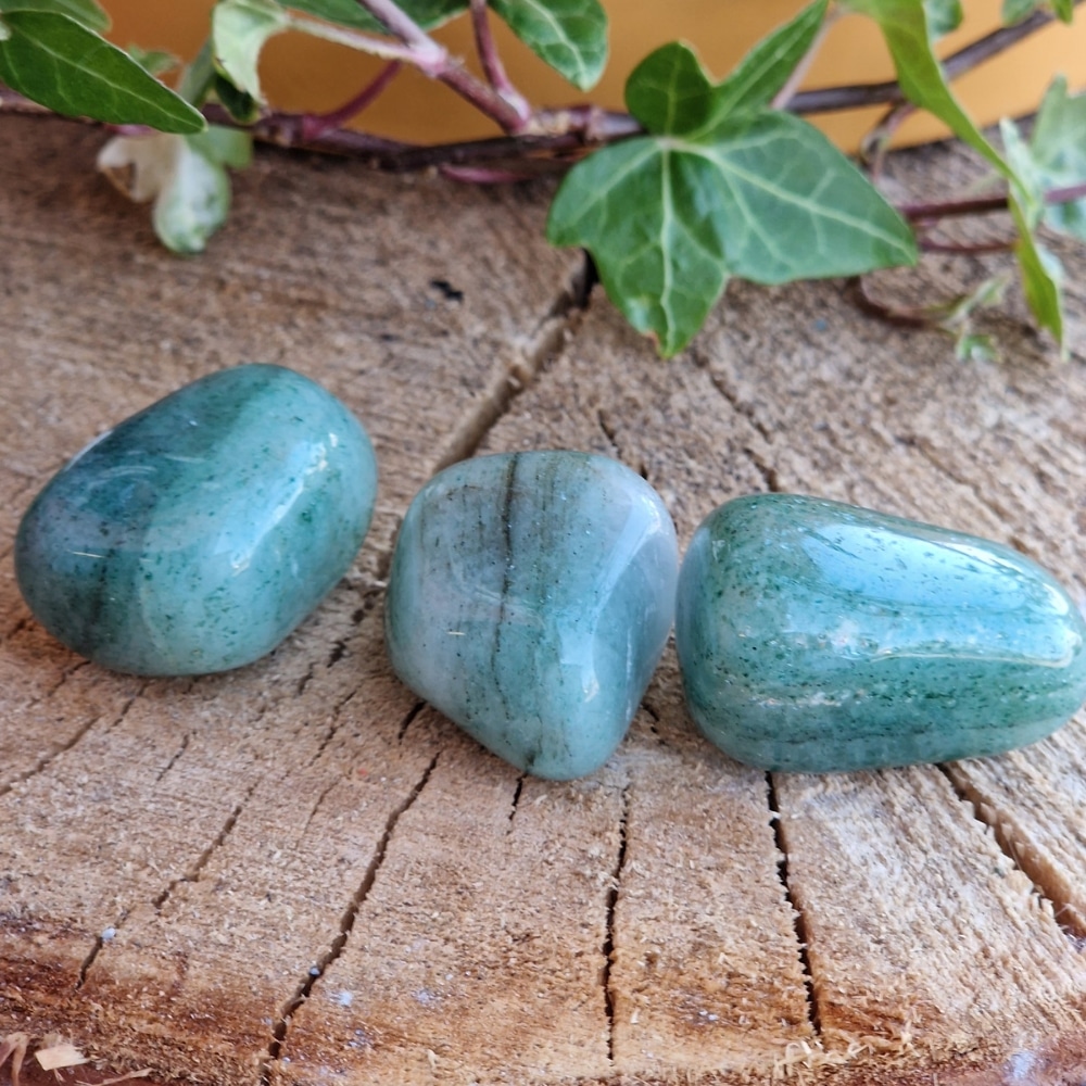 Pierre roulée aventurine