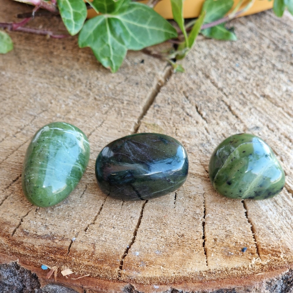 Pierre roulée jade nephrite