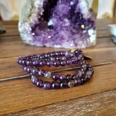 Bracelet Améthyste 6mm