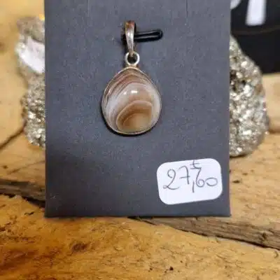 Pendentif Agate Botswana AA