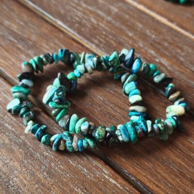 Bracelet baroque chrysocolle