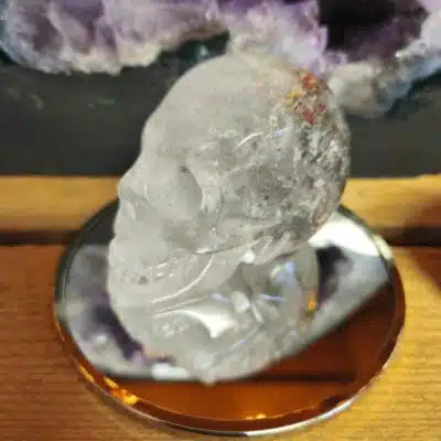 Crâne Lodolite ou Quartz Chaman 242 grs