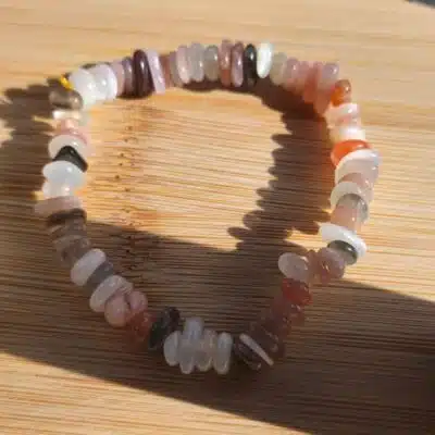 Bracelet baroque Pierre de Lune ( Adulaire)