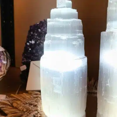 Lampe en Sélénite modèle moyen