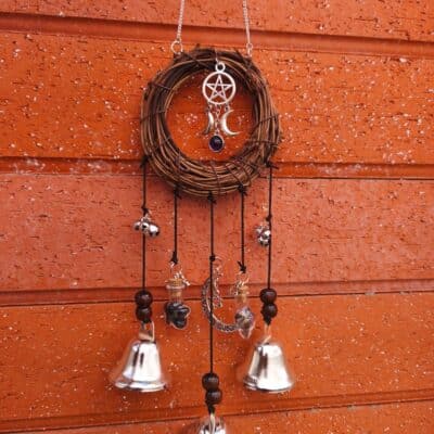 Suspension Cloche de Sorcière argenté