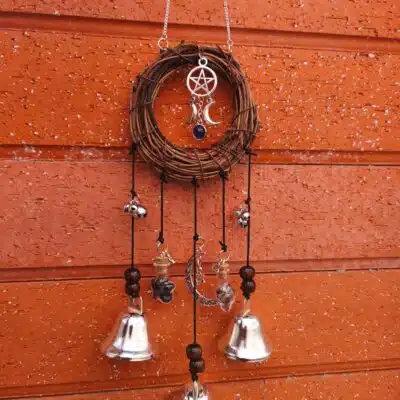 Suspension Cloche de Sorcière argenté