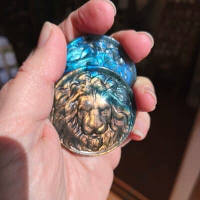 Tête de Lion Labradorite  AAA