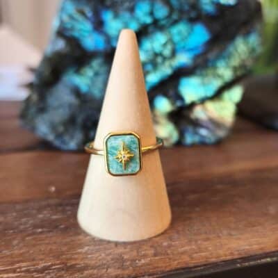 Bague Amazonite Charms