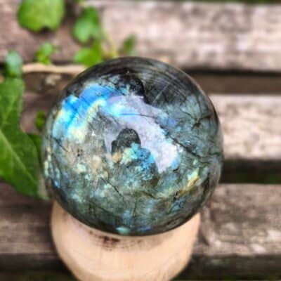 Sphère labradorite AAA 364grs