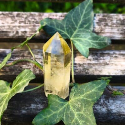 Pointe polie Citrine AA+ 50 à 70 grs