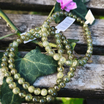 Bracelet Apatite Verte A+
