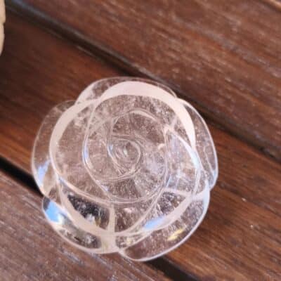 Rose Cristal de roche AA