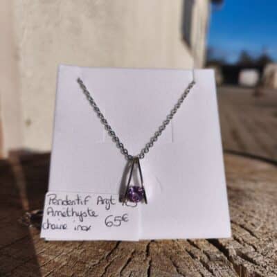 Collier Améthyste Argent 925