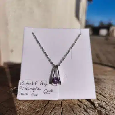 Collier Améthyste Argent 925
