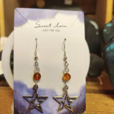 Boucle Star Ambre