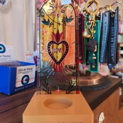 Autel à intention Vitrail Ex Voto Rituel de Lune