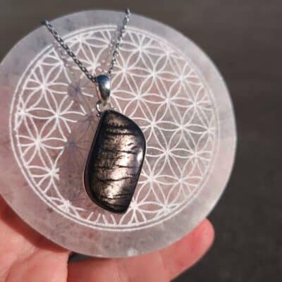 Pendentif Hypersthène réservé Ludivine