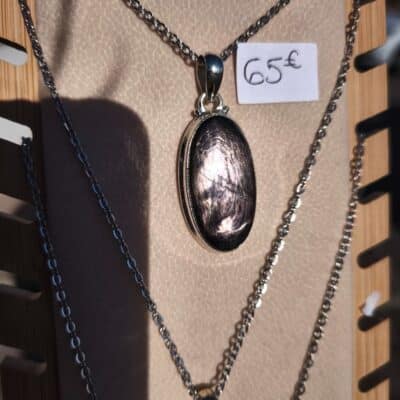 Collier Hypersthène AA Ovale petit modèle