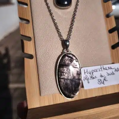 Collier Hypersthène AA Ovale