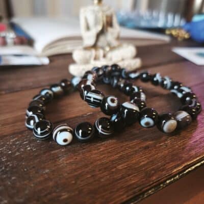 Bracelet Agate Oeil (Shiva)