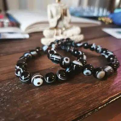 Bracelet Agate Oeil (Shiva)