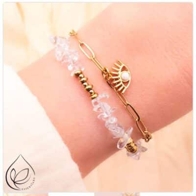 Bracelet Horus Essentiana Cristal de roche