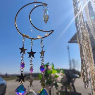 Attrape soleil Lune Peristérite