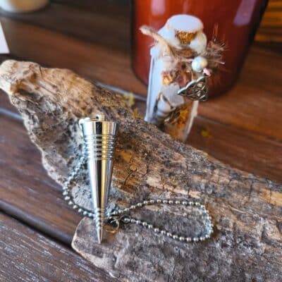 Pendule médium Chromé