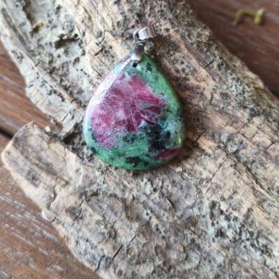 Pendentif Rubis Zoïsite