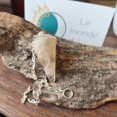 Pendule conique Citrine