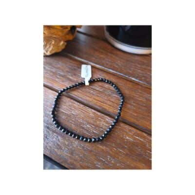Bracelet fin Tourmaline Noire