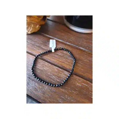 Bracelet fin Tourmaline Noire