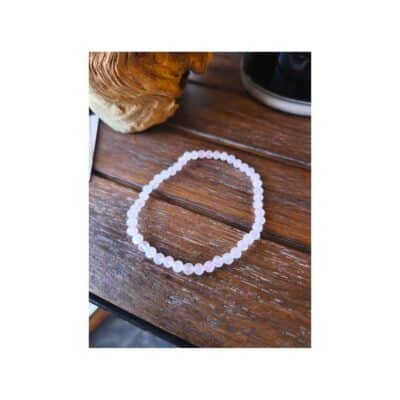 Bracelet fin quartz rose
