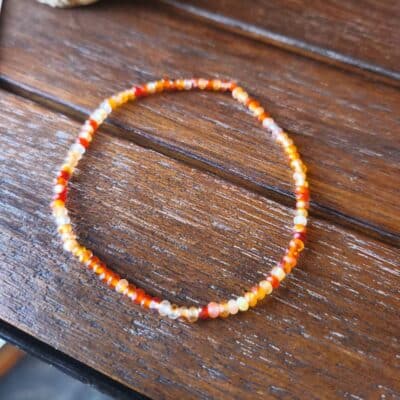 Bracelet fin Cornaline