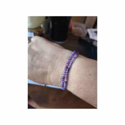 Bracelet fin Améthyste