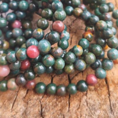 Bracelet Jaspe Héliotrope Brésil