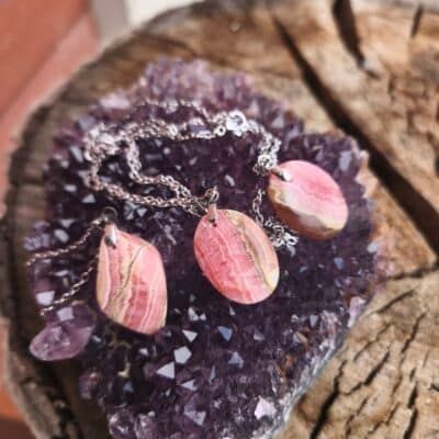 Collier Rhodochrosite Argentine