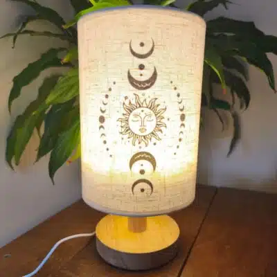 Lampe de chevet ou d'ambiance Soleil Lune