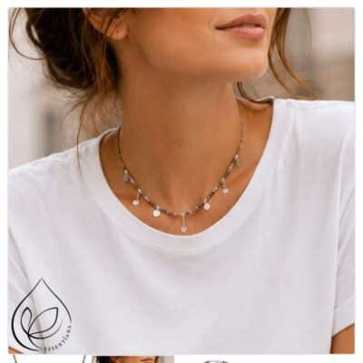 Collier Nuage Tourmaline Multicolore