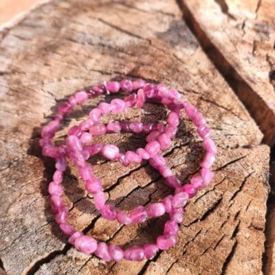 Bracelet Tourmaline Rose AA
