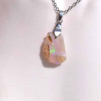 Collier Opale Welo d'Ethiopie N°2
