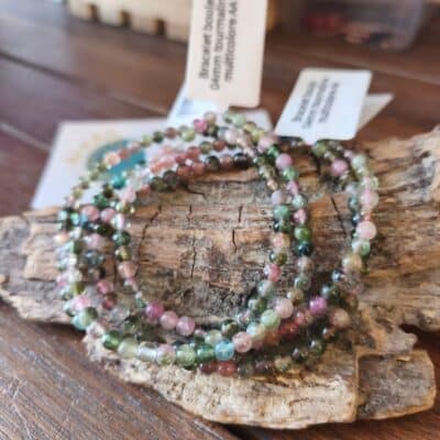 Bracelet Tourmaline Multicolore 4mm