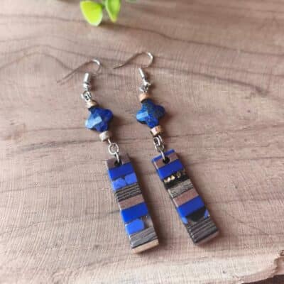 Boucles d'oreilles Lapis Lazuli
