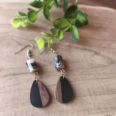 Boucles d'oreilles Agate