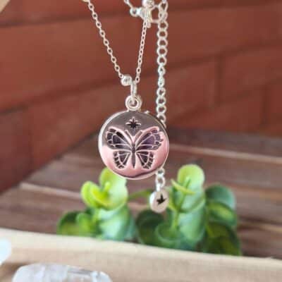Collier Clarté d'esprit Papillon Améthyste